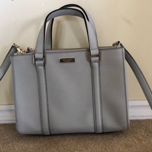 Kate Spade dove grey handbag